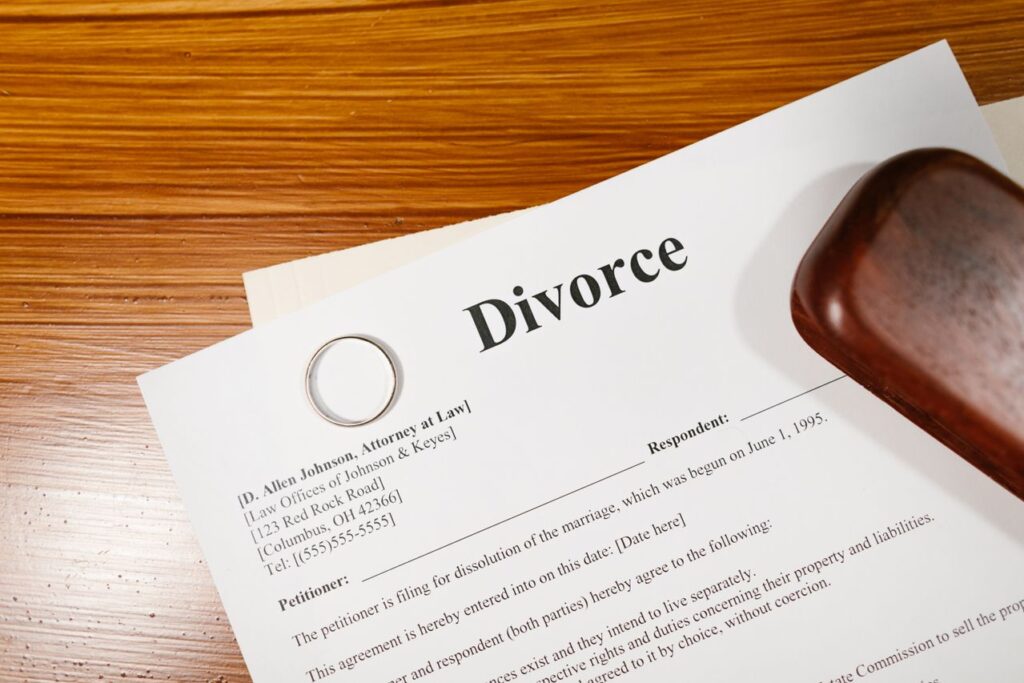 Divorce petition